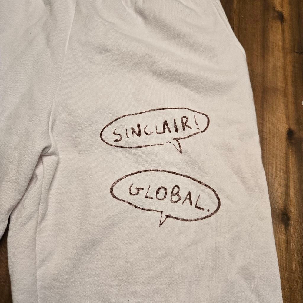 Sinclair Global Speech Bubble Sweatpants Size Xl … - image 2
